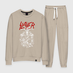 Костюм хлопковый женский Slayer: Devil Goat, цвет: миндальный