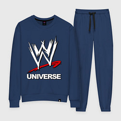 Костюм хлопковый женский WWE universe, цвет: тёмно-синий