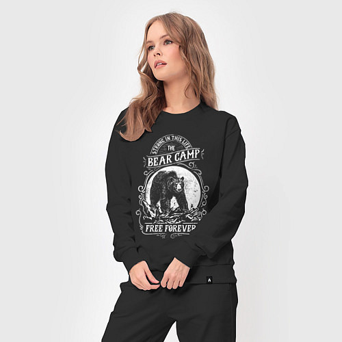 Женский костюм Bear Camp Free Forever / Черный – фото 3