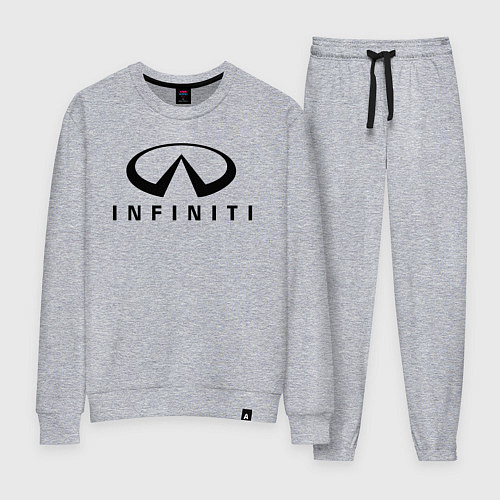 Женский костюм Infiniti logo / Меланж – фото 1