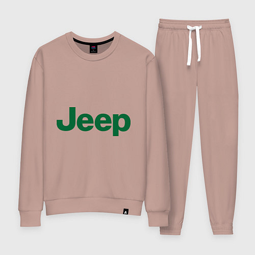 Женский костюм Logo Jeep / Пыльно-розовый – фото 1