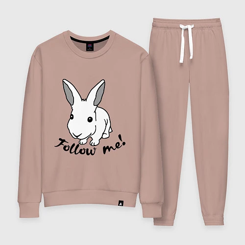 Женский костюм Rabbit: follow me / Пыльно-розовый – фото 1