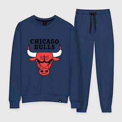 Костюм хлопковый женский Chicago Bulls, цвет: тёмно-синий