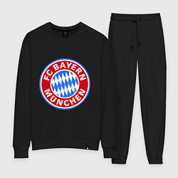 Костюм хлопковый женский Bayern Munchen FC, цвет: черный