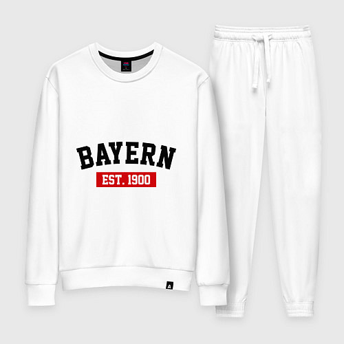 Женский костюм FC Bayern Est. 1900 / Белый – фото 1