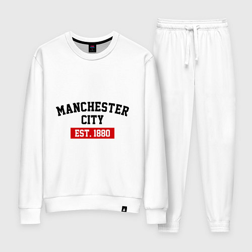 Женский костюм FC Manchester City Est. 1880 / Белый – фото 1