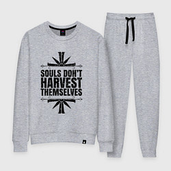 Костюм хлопковый женский Harvest Themselves, цвет: меланж