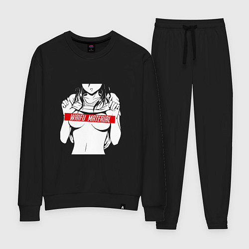 Женский костюм WAIFU MATERIAL / Черный – фото 1