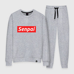 Костюм хлопковый женский Senpai Supreme, цвет: меланж