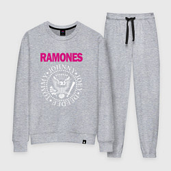Костюм хлопковый женский Ramones Boyband, цвет: меланж