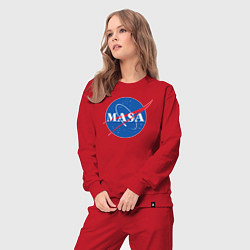 Костюм хлопковый женский NASA: Masa, цвет: красный — фото 2