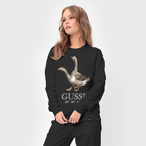 Женский костюм Гуси / Черный – фото 3