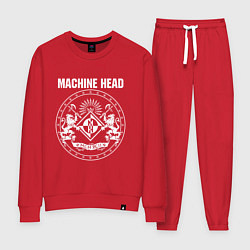 Костюм хлопковый женский Machine Head MCMXCII, цвет: красный