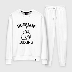 Костюм хлопковый женский Russian Boxing, цвет: белый