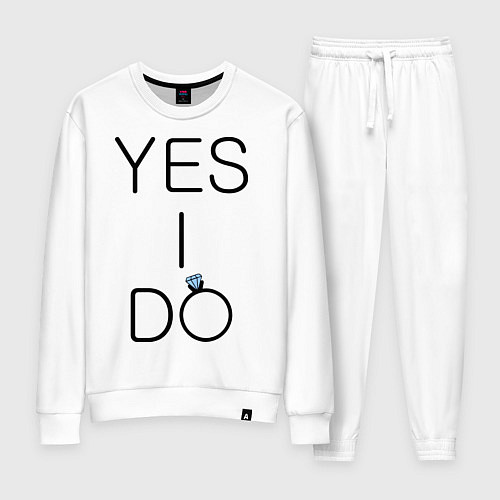 Женский костюм Yes I Do / Белый – фото 1