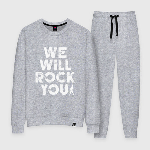 Женский костюм We Wil Rock You / Меланж – фото 1