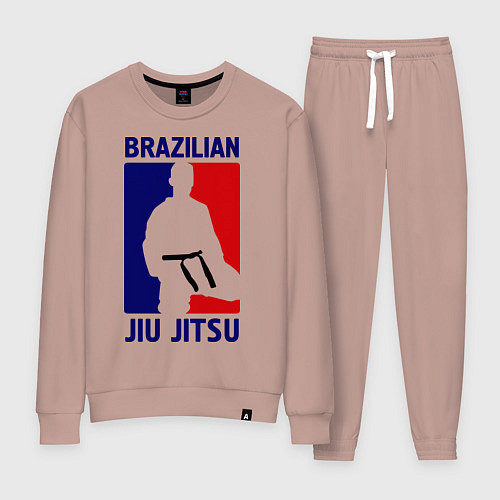 Женский костюм Brazilian Jiu jitsu / Пыльно-розовый – фото 1