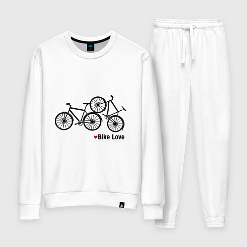 Женский костюм Bike Love / Белый – фото 1