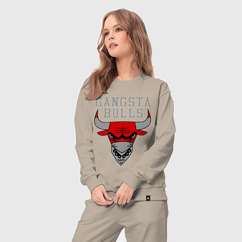 Женский костюм Gangsta Bulls / Миндальный – фото 3