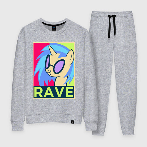 Женский костюм DJ Pon-3 RAVE / Меланж – фото 1