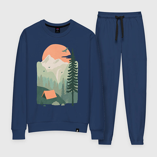 Женский костюм Wood Adventure / Тёмно-синий – фото 1