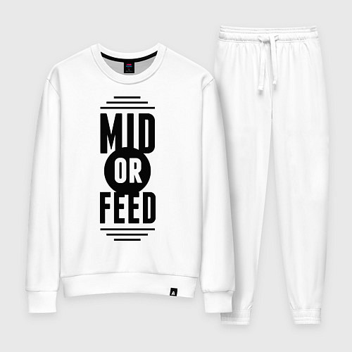 Женский костюм Mid or feed / Белый – фото 1