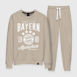 Костюм хлопковый женский Bayern Munchen 1900, цвет: миндальный