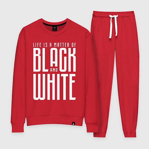 Женский костюм Juventus: Black & White / Красный – фото 1