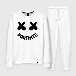 Костюм хлопковый женский FORTNITE x MARSHMELLO, цвет: белый