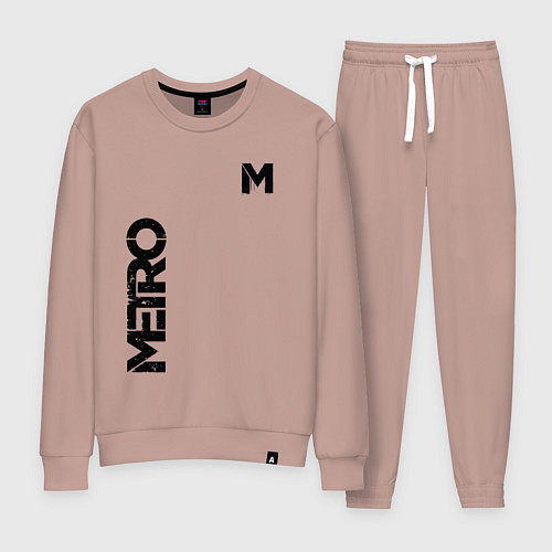 Женский костюм METRO M / Пыльно-розовый – фото 1