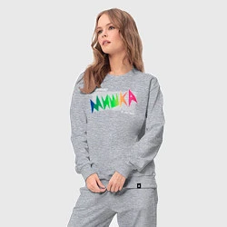 Костюм хлопковый женский Mishka NYC x Tessa Violet, цвет: меланж — фото 2