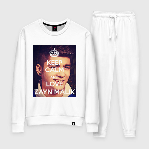 Женский костюм Keep Calm & Love Zayn Malik / Белый – фото 1