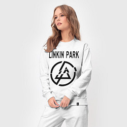 Костюм хлопковый женский Linkin Park, цвет: белый — фото 2