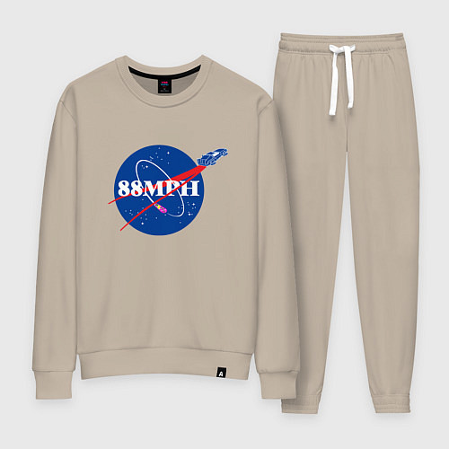 Женский костюм NASA Delorean 88 mph / Миндальный – фото 1