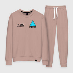 Костюм хлопковый женский RK800 CONNOR, цвет: пыльно-розовый