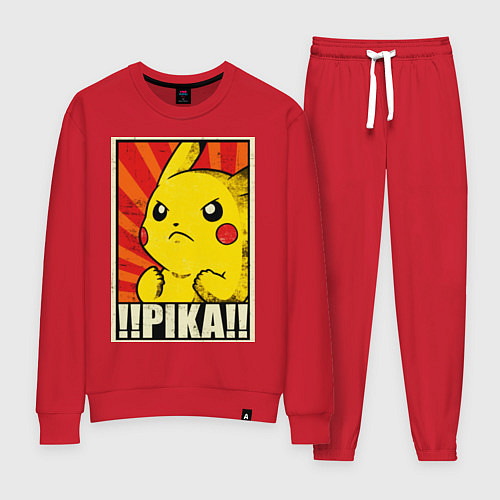 Женский костюм Pikachu: Pika Pika / Красный – фото 1