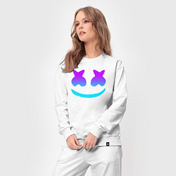 Костюм хлопковый женский MARSHMELLO, цвет: белый — фото 2