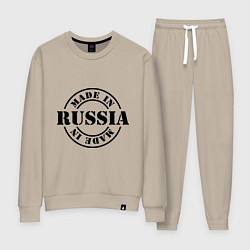 Костюм хлопковый женский Made in Russia, цвет: миндальный