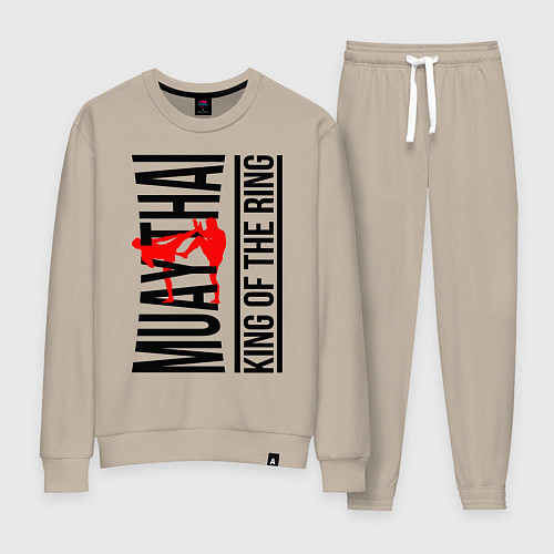 Женский костюм Muay Thai fight / Миндальный – фото 1