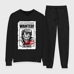 Костюм хлопковый женский Wanted Joker, цвет: черный
