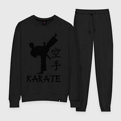 Костюм хлопковый женский Karate craftsmanship, цвет: черный