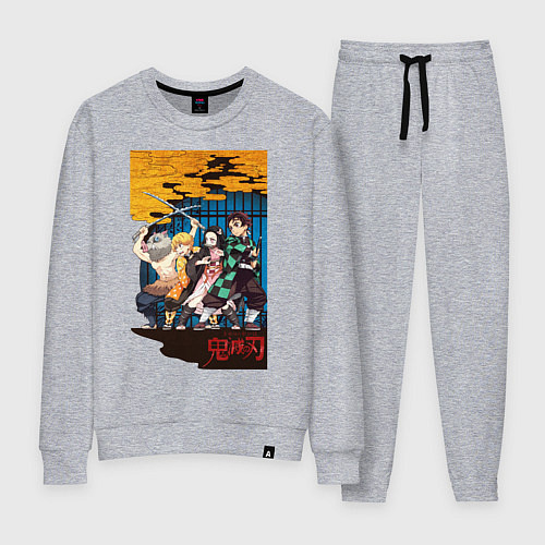 Женский костюм Demon Slayer / Меланж – фото 1