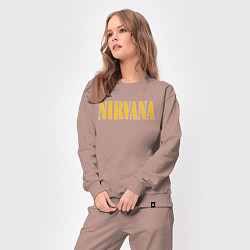 Костюм хлопковый женский NIRVANA, цвет: пыльно-розовый — фото 2