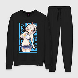 Костюм хлопковый женский Аянами, цвет: черный