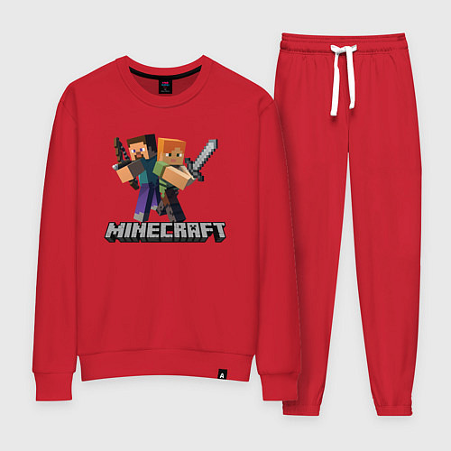 Женский костюм MINECRAFT / Красный – фото 1
