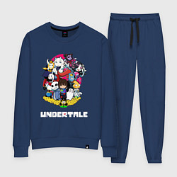 Костюм хлопковый женский UNDERTALE, цвет: тёмно-синий