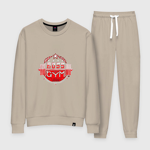 Женский костюм Boss of GYM Color / Миндальный – фото 1