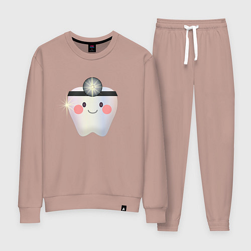 Женский костюм Подарок стоматологу / Пыльно-розовый – фото 1