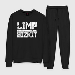 Костюм хлопковый женский LIMP BIZKIT, цвет: черный