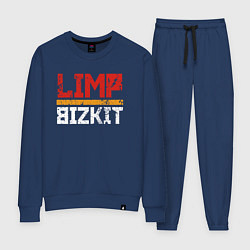 Костюм хлопковый женский LIMP BIZKIT, цвет: тёмно-синий